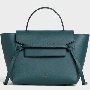 Celine micro belt bag - Amazone (dark green)